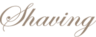 Shavingお顔そり